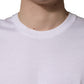 White Oversized Cotton Men Crew Neck T-shirt