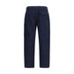 Blue Cotton Cargo Pants
