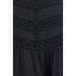 Black Cotton Long Skirt