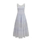 White Cotton Casual Dress
