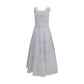 White Cotton Casual Dress