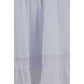White Cotton Casual Dress