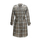 Brown Polyester Trench Coat