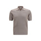 Gray Cotton Polo Shirt