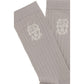 Beige Cotton Socks