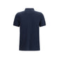 Blue Cotton Polo Shirt