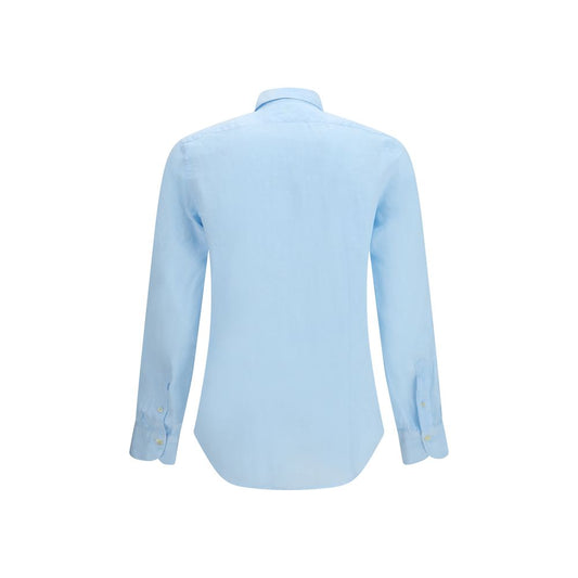 Blue Linen Longsleeve Shirt