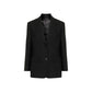 Black Virgin Wool Blazer