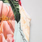 Multicolor Floral Print Viscose Sheath Dress
