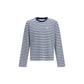 Blue Cotton Long Sleeve T-Shirt