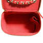 Raffia Jute Striped Mini Vanity Case
