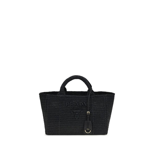 Black Viscose Shoulder Bag