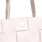 Pink Intrecciato Cassette Shoulder Bag