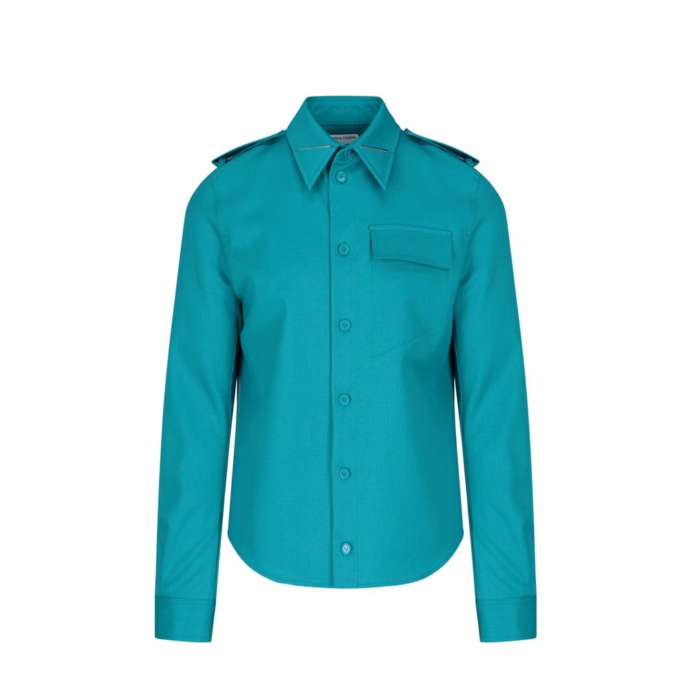 Bicolor Elastane Dress Shirt