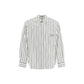 White Cotton Pattern Shirt