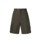 Bicolor Polyester Bermuda Shorts