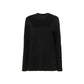 Black Cotton Long Sleeve T-Shirt