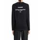 Black Cotton Long Sleeve T-Shirt