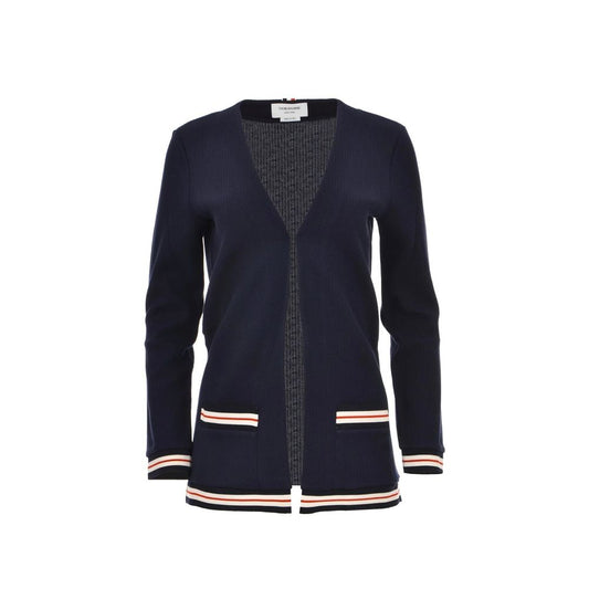 Blue Cotton Cardigan