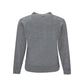Gray Virgin Wool Cardigan