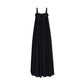 Black Cotton Casual Dress