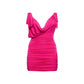 Multicolor Elastane Casual Dress