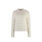 White Elastane Sweatshirt