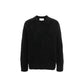 Black Alpaca Leather Sweater