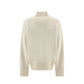 White Silk Sweatshirt
