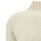 White Silk Sweatshirt