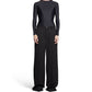 Black Wool Flared Pants