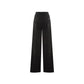 Black Wool Flared Pants