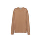 Brown Cotton Long Sleeve T-Shirt