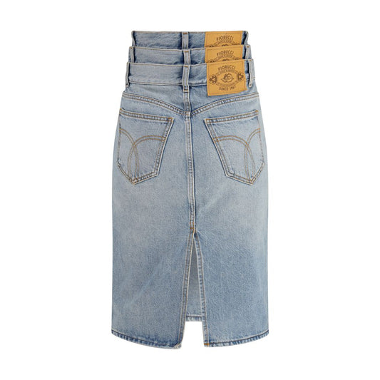 Blue Denim Skirt