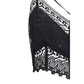 Black Cotton Sleeveles T-Shirt