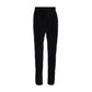 Black Cotton Casual Pants