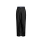 Black Silk Flared Pants