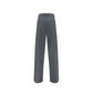 Gray Wool Casual Pants