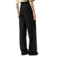 Black Cotton Casual Pants