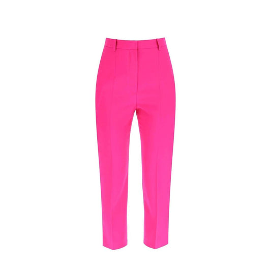 Multicolor Wool Cropped Pants