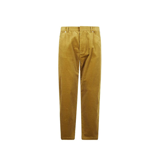 Bicolor Cotton Casual Pants