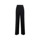 Black Mohair Casual Pants
