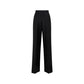 Black Mohair Casual Pants