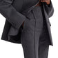 Gray Elastane Pants