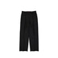 Black Silk Flared Pants