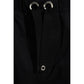 Black Cotton Casual Pants