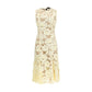 Bicolor Polyester Casual Dress