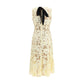 Bicolor Polyester Casual Dress