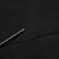 Black Silk Button Bodice Sheath Maxi Dress