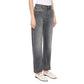 Gray Cotton Relaxed Fit Jeans